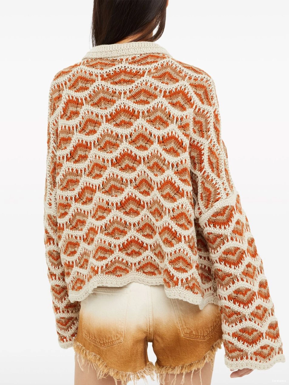 Affordable Alanui Mahal Women jumper Hawa polo crochet-knit 0404